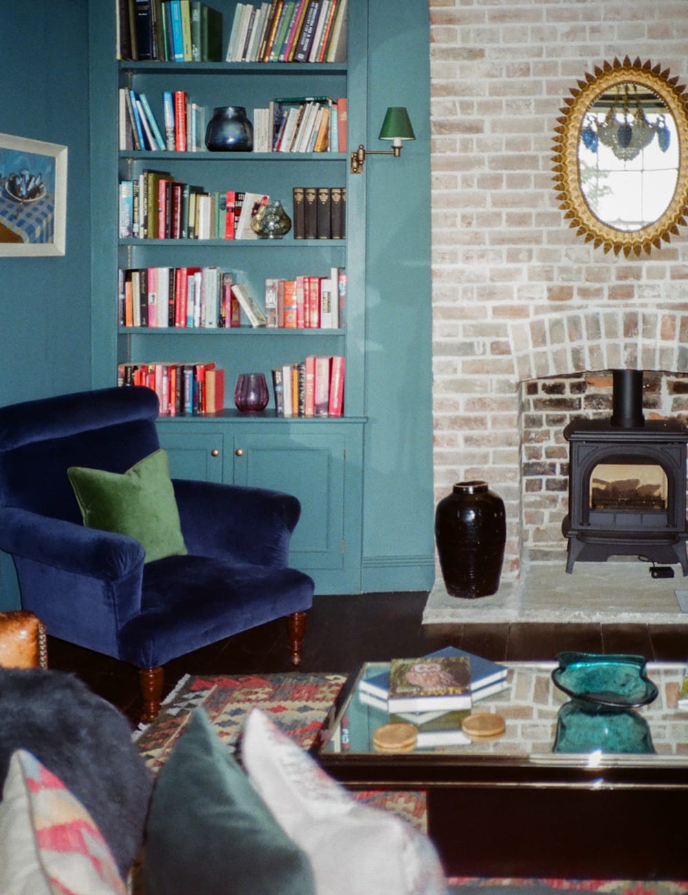 Fireplace lounge at Elmley Nature Reserve, Kent