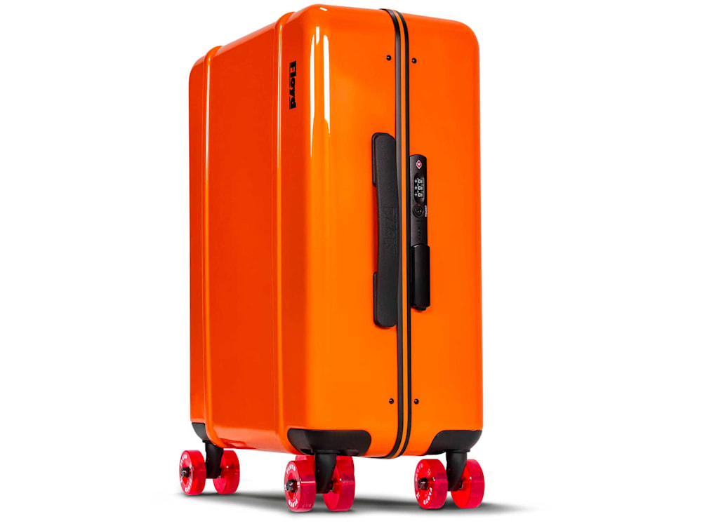 Floyd orange suitcase