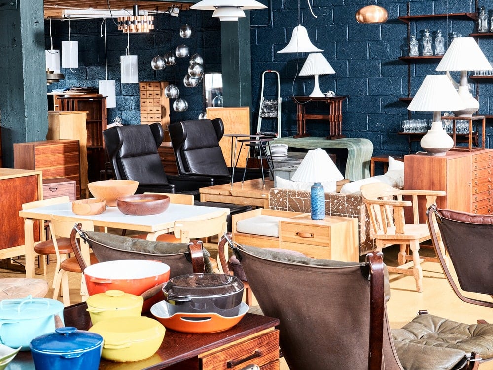 Aelfred store with vintage furniture