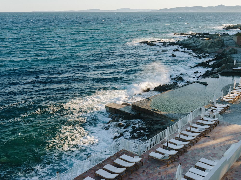 Swimming pool at Les Roche Rouges in France | Mr & Mrs Smith