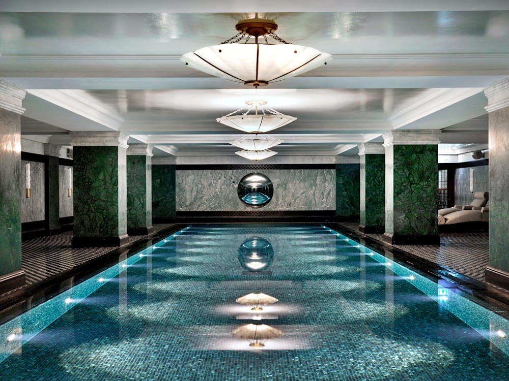 The Ned spa pool in central London