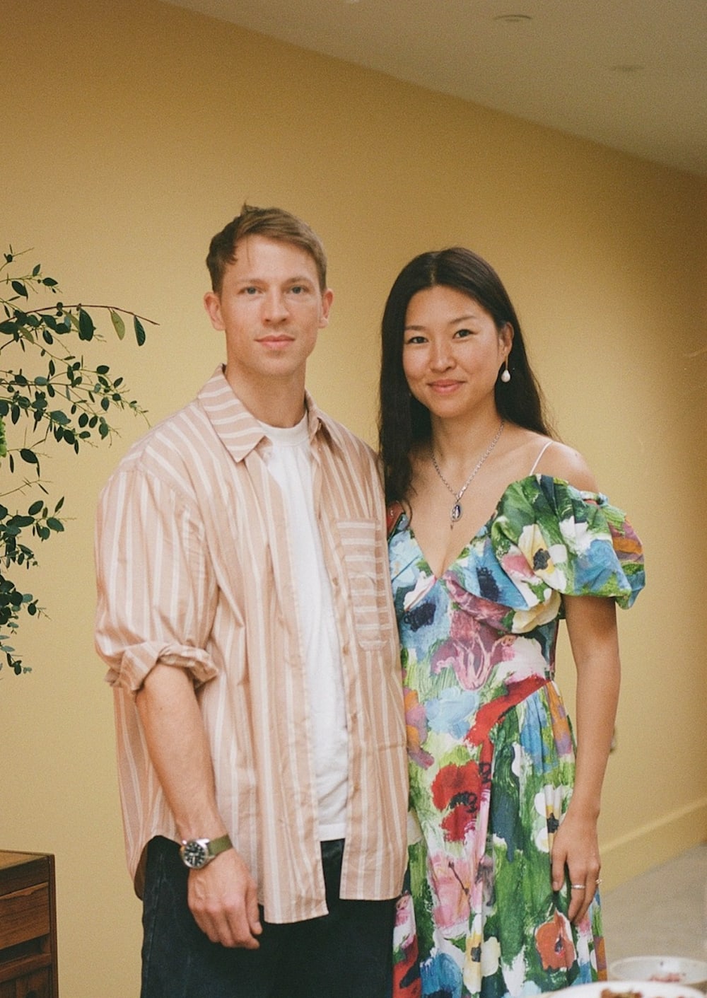 Rejina Pyo and Jordan Bourke in their kitchen, photographed by Lily Bertrand-Webb | Mr & Mrs Smith